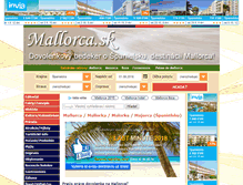 Tablet Screenshot of mallorca.sk